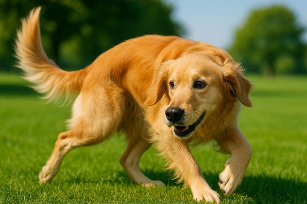 Koiran pujottelu jalkojen välistä kuuluu suosituimpien temppujen joukkoon