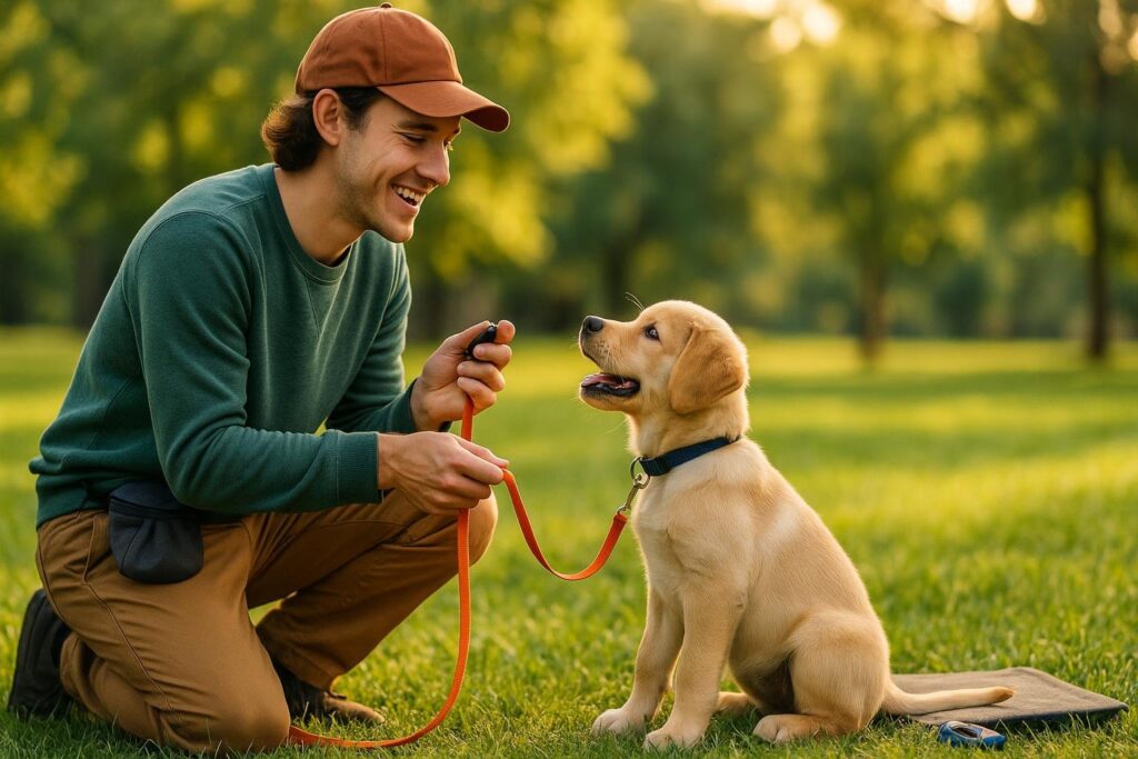 Koiranpennun koulutus kannattaa aloittaa perusasioista.
